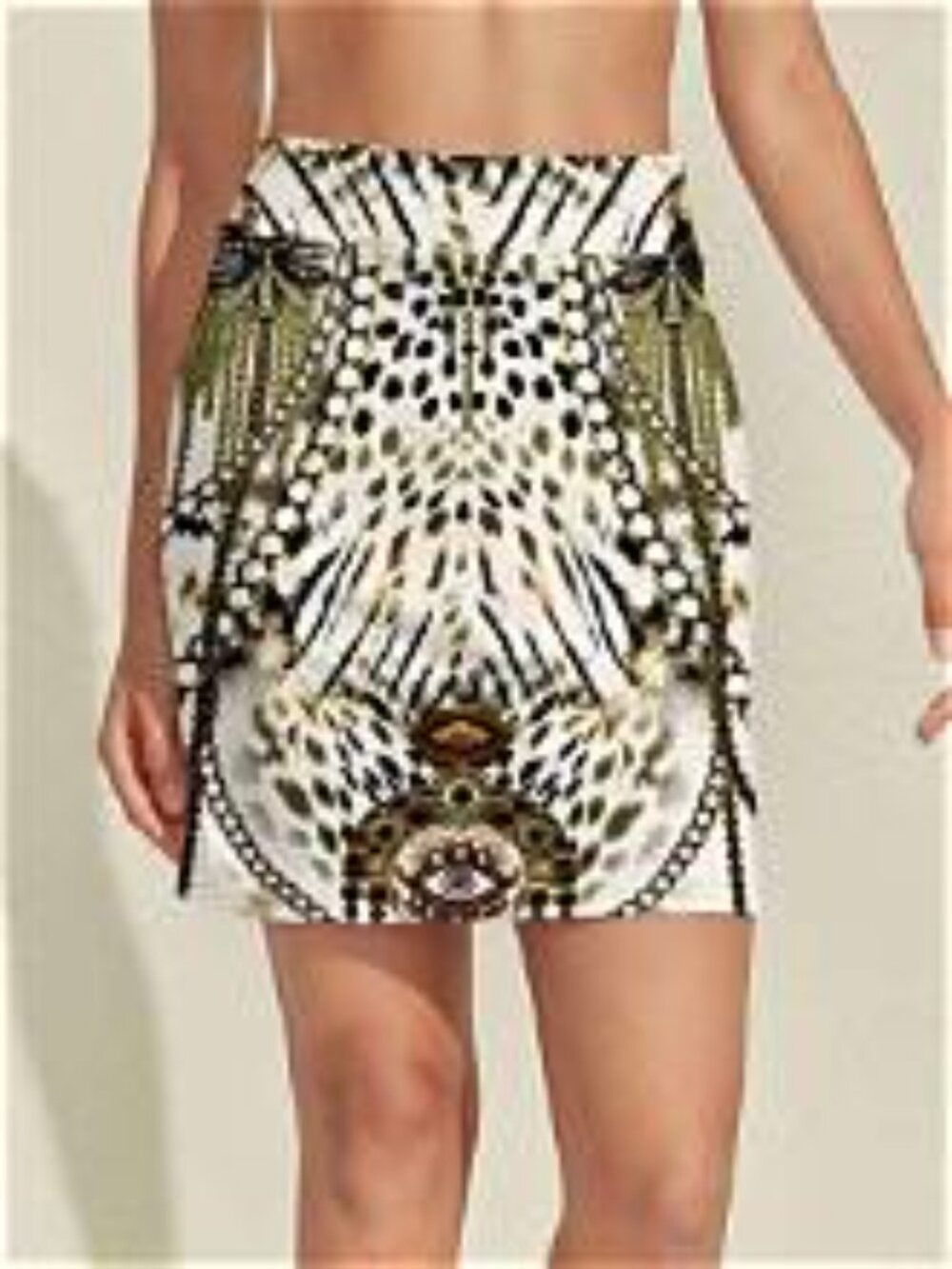 NWT Acegolfs Wildlife Party Silky 19 Inch High Waist Skort UPF50+